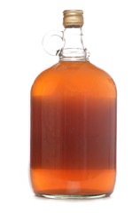 bottle of cloudy cider