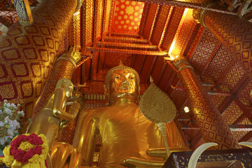 buddha in thai temple