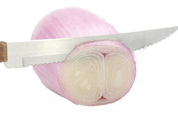 Taglio di cipolla. Cutting an onion