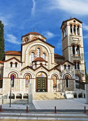 Fototapeta na wymiar Orthodox church in Greece