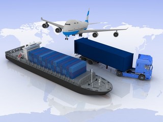 types of transport of transporting  loads