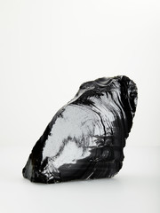Obsidian, rough stone
