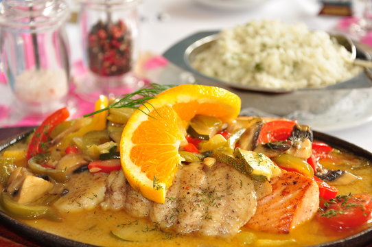 Salmon with Vegetables