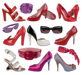 red shoes collection