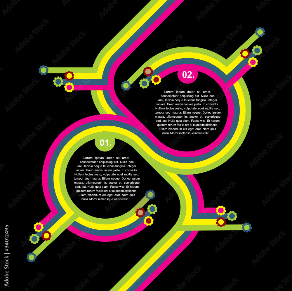 Poster vector black abstract retro background