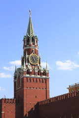 Fototapeta na wymiar Spasskaya Wieża Kreml