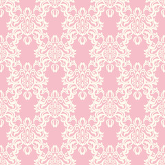 Abstract seamless floral patterns