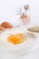 farine et oeuf