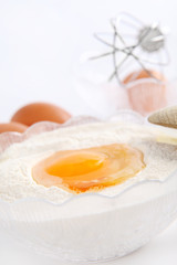 farine et oeuf