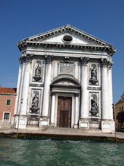 Fototapeta na wymiar Kościół I Gesuati na Zattere w Wenecji