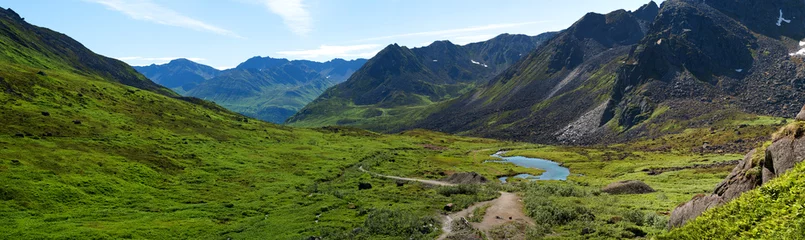 Selbstklebende Fototapete Naturpark Erzengeltal, Hatcher Pass, Alaska