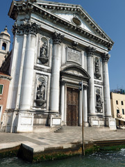 Fototapeta premium The Church of I Gesuati on the Zattere in Venice