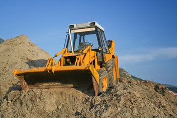 bulldozer at work © jahmaica