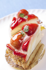 イチゴプリンケーキ