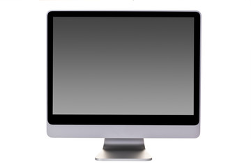 Aluminium Desktop Computer with flat screen