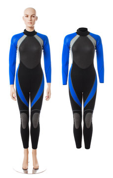 Female mannequin in Diving suit | Isolated