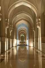 Archway at the Sultans Place in Muscat, Oman