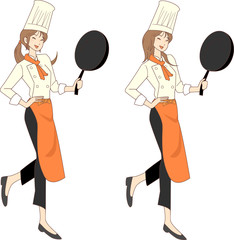 女の子のシェフ