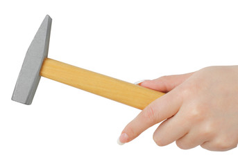 hammer in the female hand