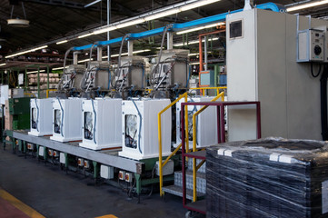 Factory: washing machine production