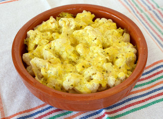 Baked cauliflower