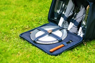 Foto op Plexiglas Picknick picknick set