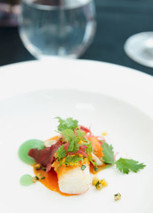 Chili crab cooked in a modern way