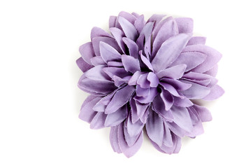 purple flower from tissue