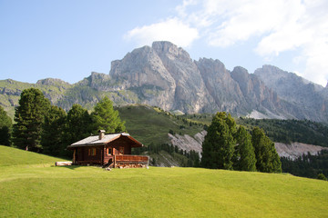 Le Odle dall'alpe di Cisles (Val Gardena)