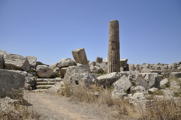 Ruinas en Sicilia, Italia