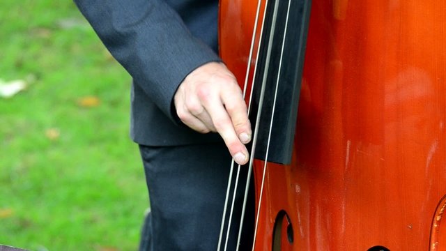 jouer de la contrebasse