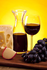 Cheese and wine composition