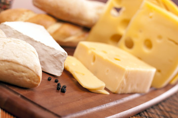 Cheese closeup