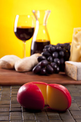 Cheese closeup