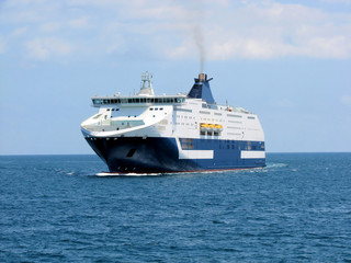 ship floating on the sea