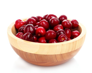 cherries isolated on white background