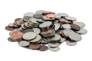 Pile of coins - Powered by Adobe