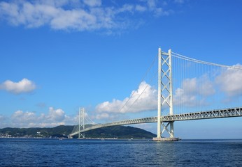 Akashi Bridge in Kobe, Japan