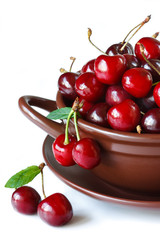 Sweet cherries.