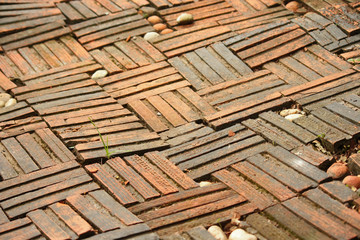 Stone brick floor