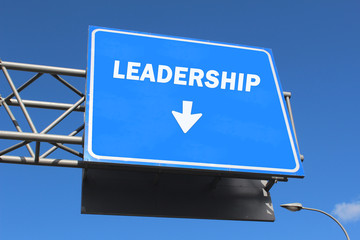 Highway sign - Leadership