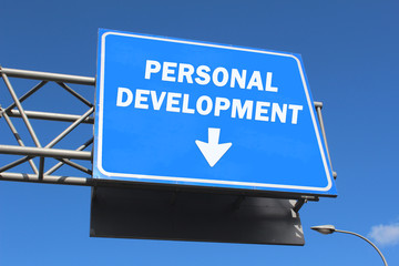 Highway sign - Personal Development