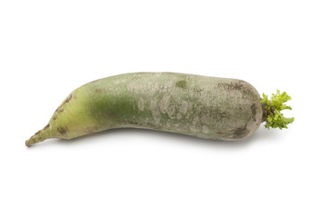 Whole single green radish