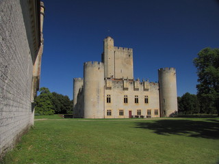 Fototapeta na wymiar Roquetaillade Castle, Gironde, Landes, Akwitania