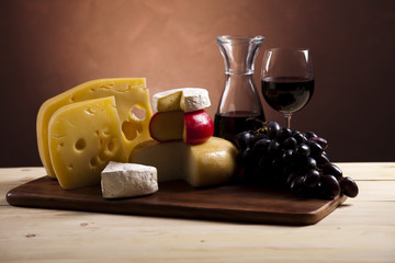 Cheese and wine