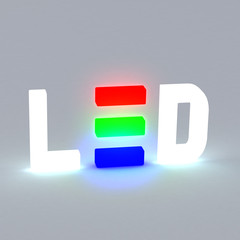 LED icon 3d