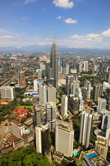Naklejka premium Kuala Lumpur, Malaysia