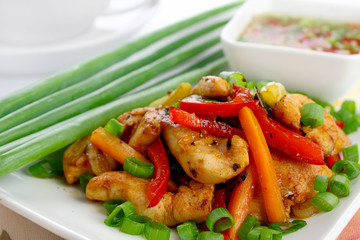 Chicken with vegetables