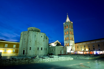 St.Donatus church under the green light