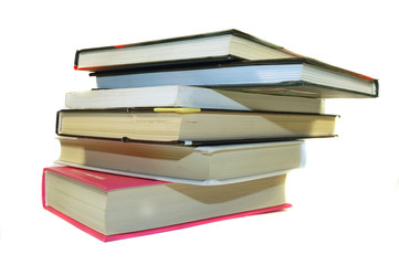 stack of book isolated-2